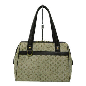 Louis Vuitton Green Canvas Black Josephine Monogram khaki